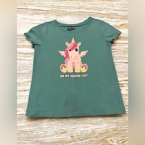 OshKosh B'gosh Green Unicorn Tee